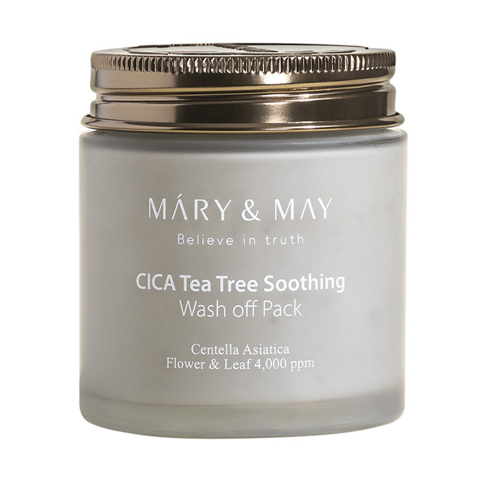 Заспокійлива глиняна маска Mary &amp; May Cica TeaTree Soothing Wash off Pack 125 г